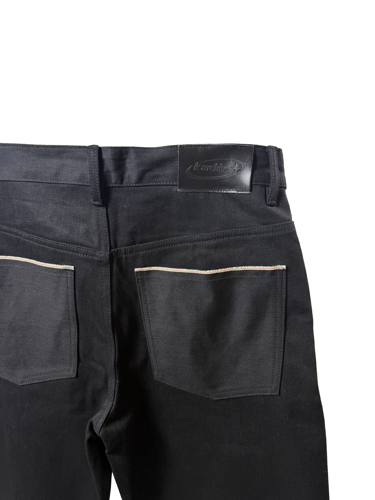 JET BLACK SELVEDGE DENIM