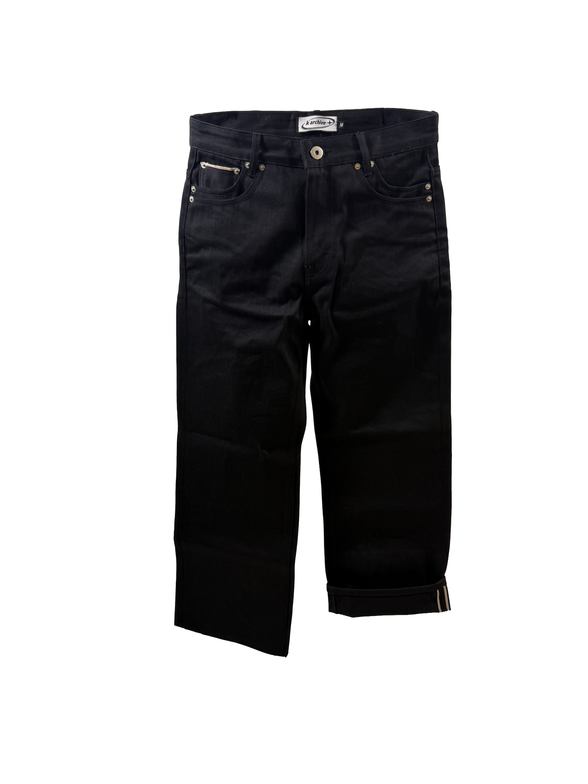 JET BLACK SELVEDGE DENIM