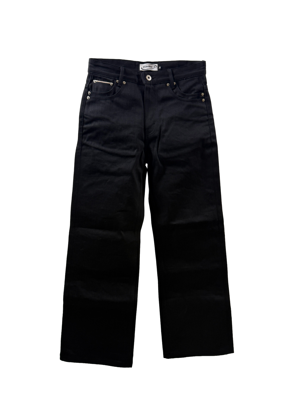 JET BLACK SELVEDGE DENIM