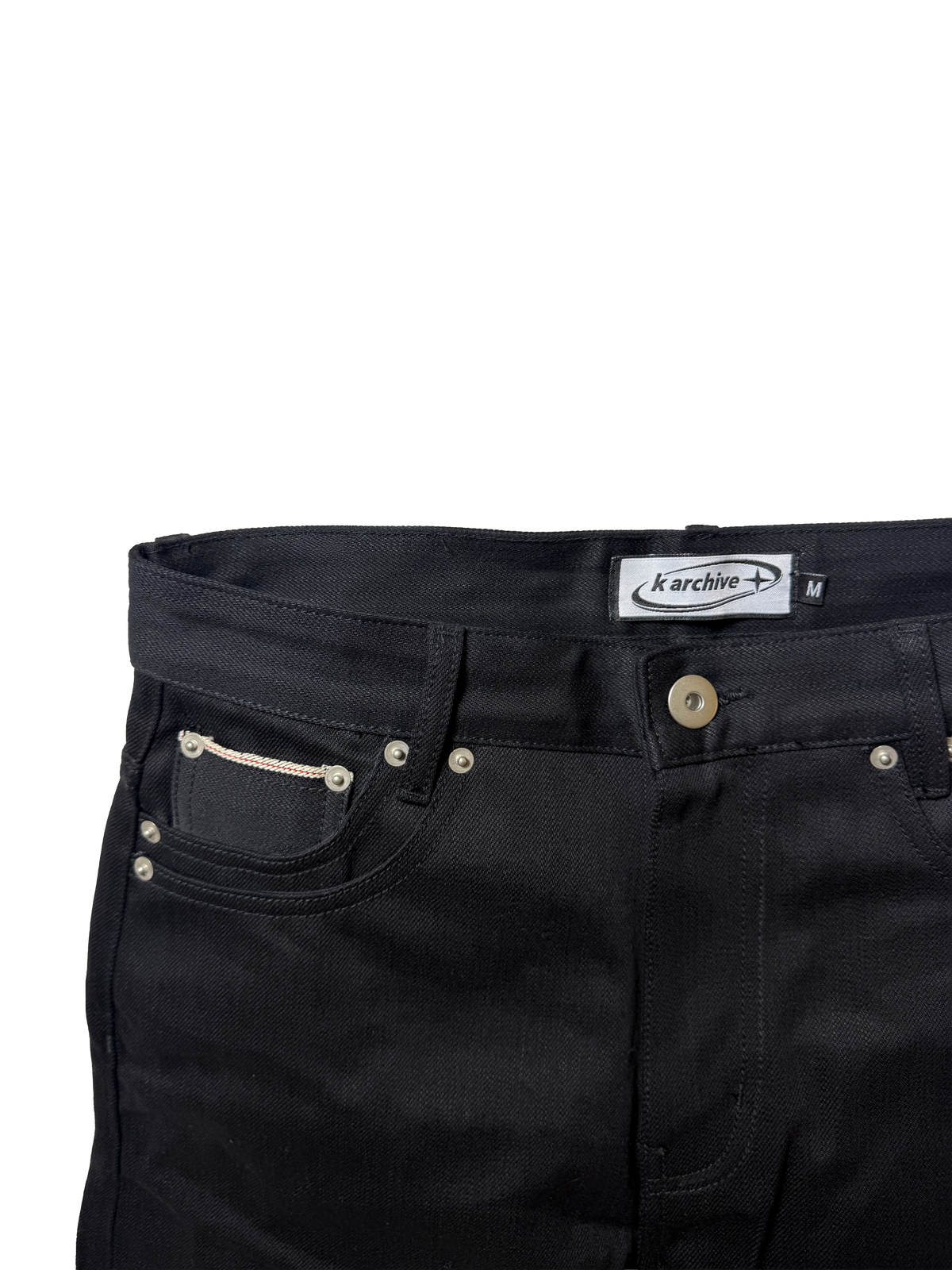JET BLACK SELVEDGE DENIM